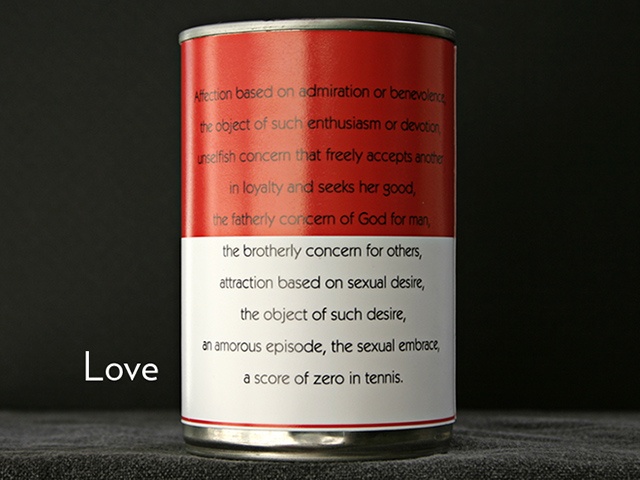 LOVE . . . a score of zero in tennis
